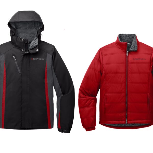 Colorblock Black/Red 3 in 1 Jacket (Trinity) Thumbnail